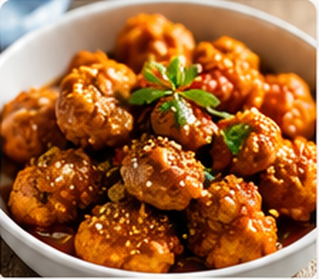 Delicious cauliflower chicken
