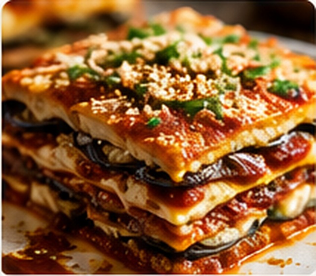 Vegan eggplant lasagna